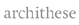 archithese archithese