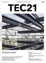 TEC21, Stahlbau nackt. 