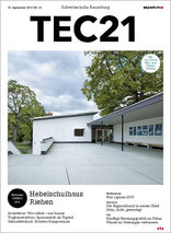 TEC21, Hebelschulhaus Riehen. 