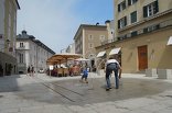 Fußgängerzone rechte Altstadt Salzburg