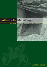 Mitteilungen des Deutschen Archäologischen Instituts, Athenische Abteilung, Band 127/128 (2012/2013), mit Deutsches Archäologisches Institut (Hrsg.),  Katja (Hrsg.),  Reinhard Senff (Hrsg.). 