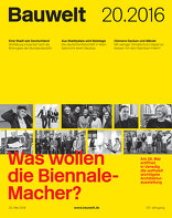 Bauwelt, Was wollen die Biennale-Macher?. 