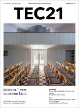 TEC21, Sakraler Raum in neuem Licht. 