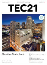 TEC21, Showtime für die Kunst. 