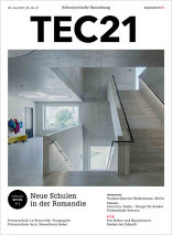 TEC21, Neue Schulen in der Romandie. 