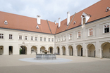 Brunnenhof im Bistumsgebäude der Diözese St. Pölten Foto: Hans Leitner