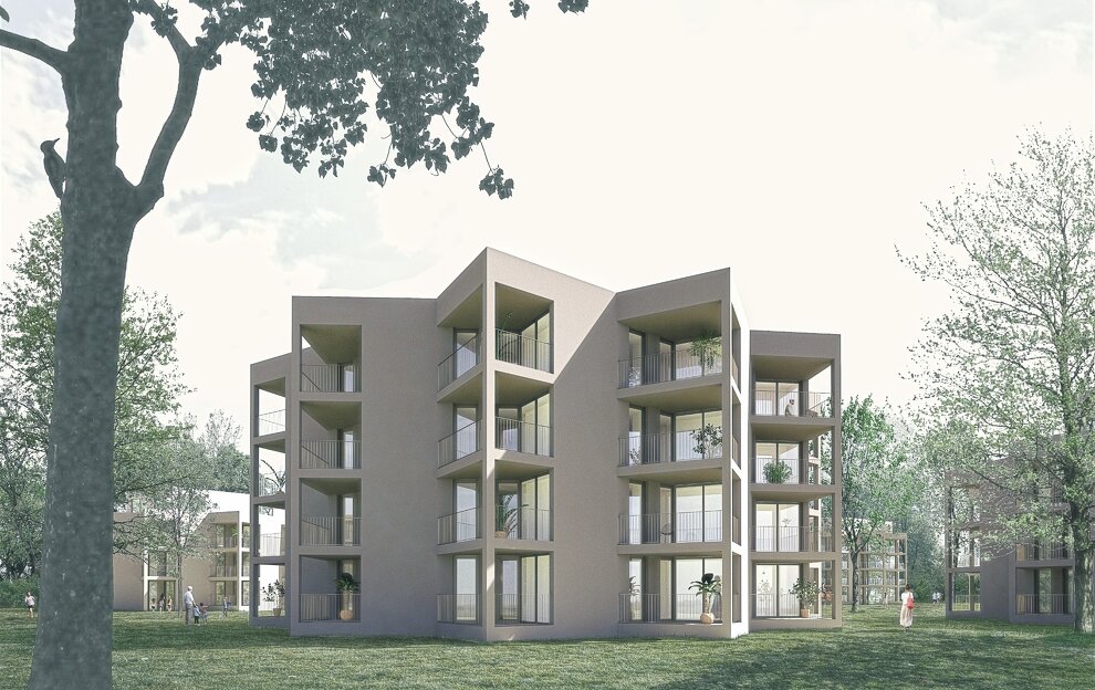Wohnbebauung Herrgottwiesgasse, Schaubild: Pentaplan ZT GmbH Büro für Architektur und Design