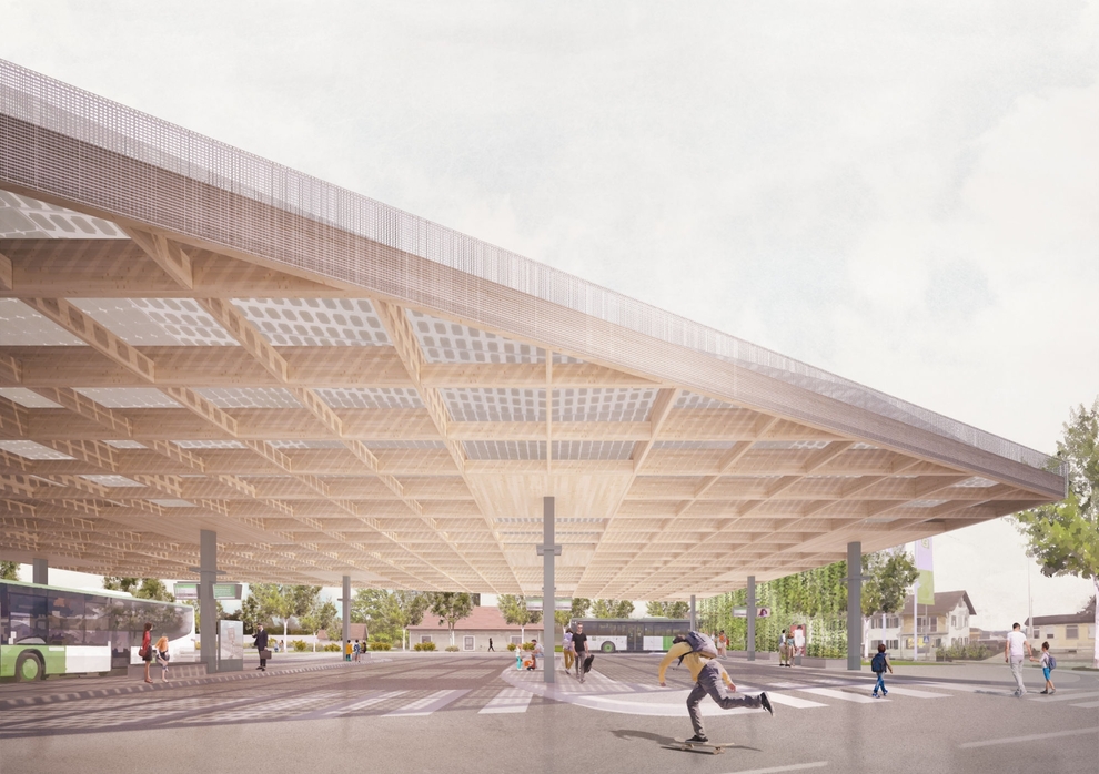 Busbahnhof Premstätten, Schaubild: NOW Architektur ZT GmbH
