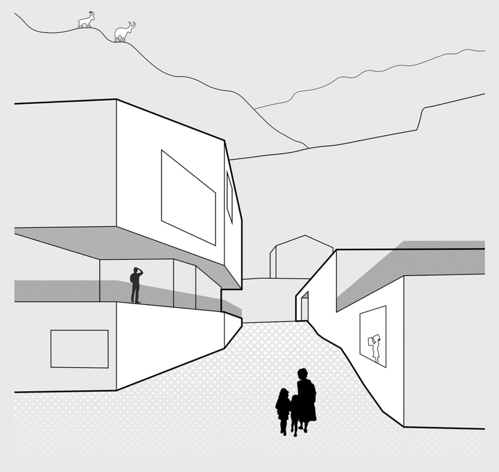 Multifunktionszentrum St. Johann im Pongau, Schaubild: Tp3 Architekten