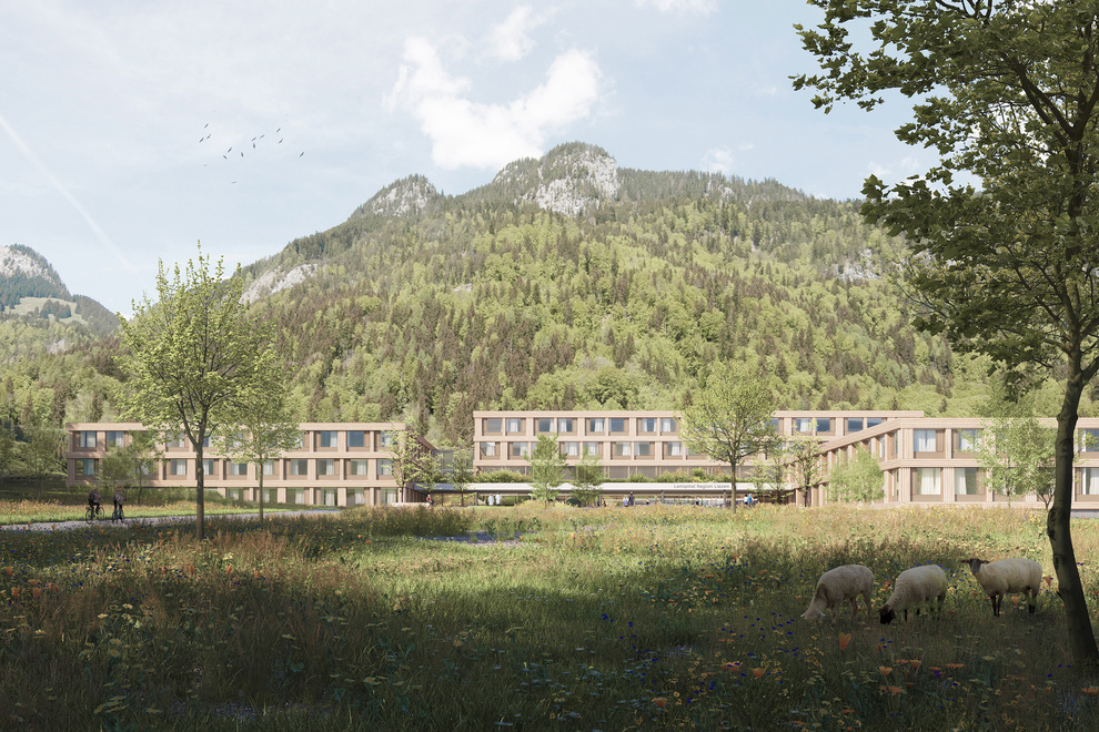 Leitspital Region Liezen © ARGE Maurer&Partner und Franz&Sue