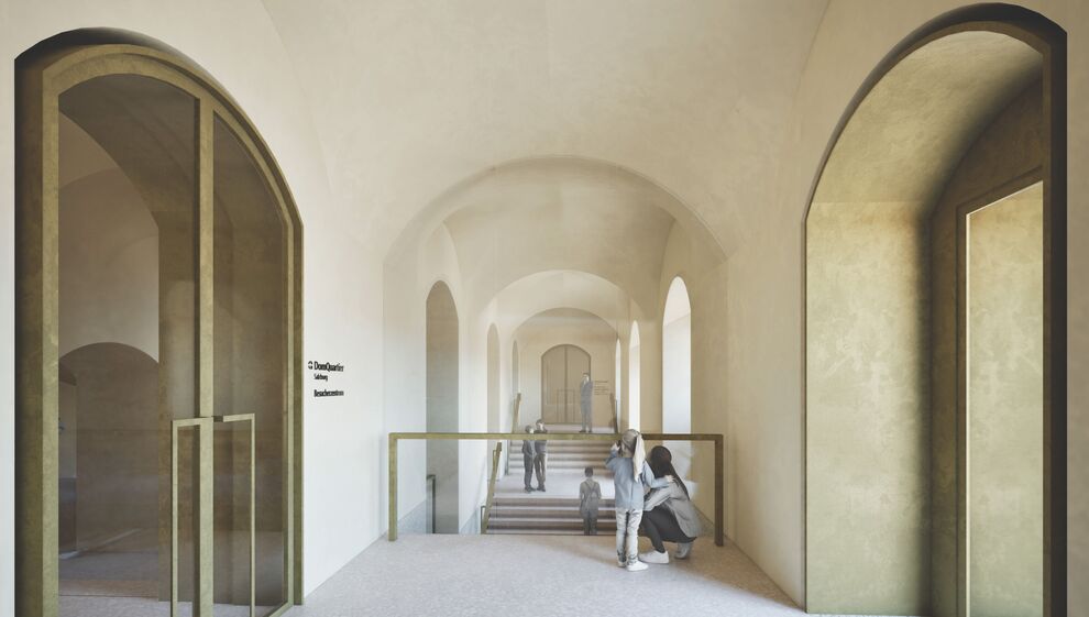 Umbau Besucherzentrum Domquartier, Schaubild: EIDOS.HARO ZT GmbH