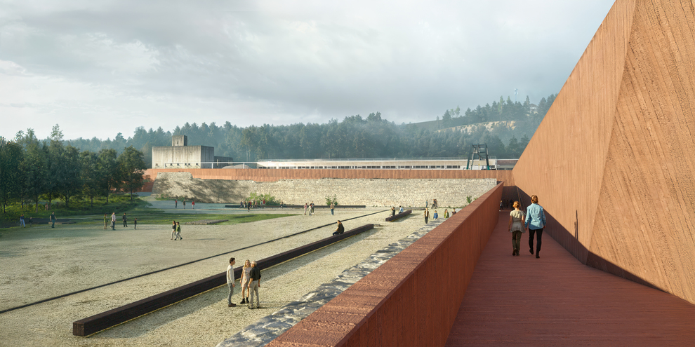Erweiterung und Neugestaltung der KZ-Gedenkstätte Gusen © querkraft-kieran-fraser-rococoon