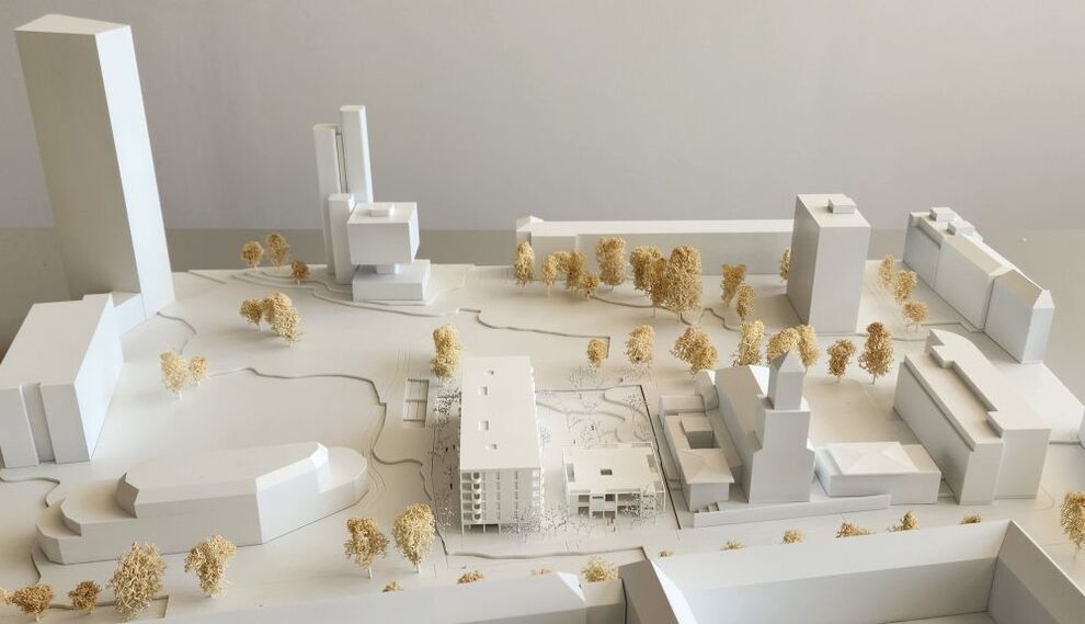 Wohnbau & Kindergarten Pfarre Christkönig, Foto: GWG Gemeinnützige Wohnungsgesellschaft der Stadt Linz