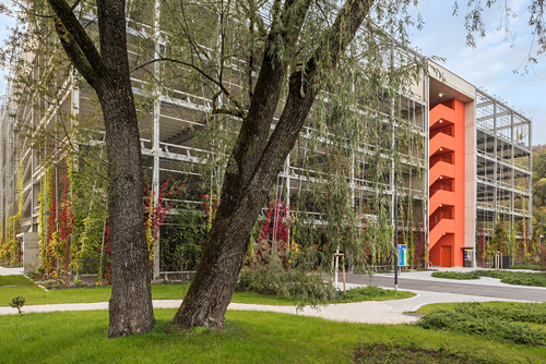 JKU Campus Linz - Parkhaus, Foto: Hertha Hurnaus