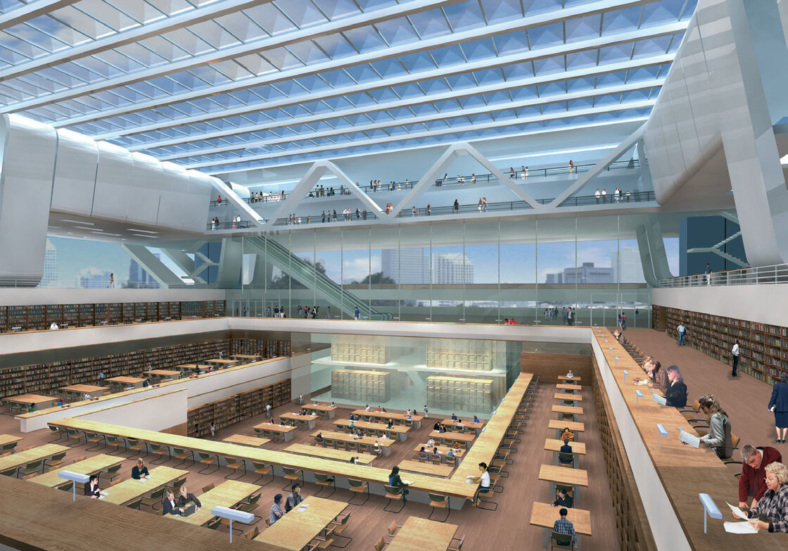 Ein Schaubild von KSP Jürgen Engel Architekten