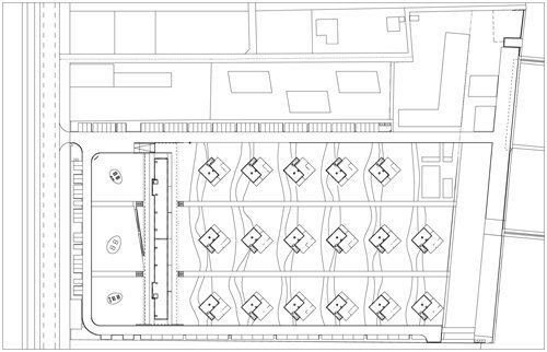 Ein Plan von MCXVI Architects