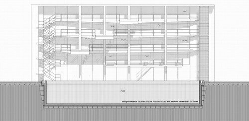 Ein Plan von Építész Stúdió