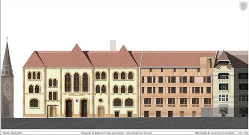 Ein Plan von Építész Stúdió