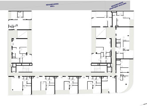 Ein Plan von T2a Architects