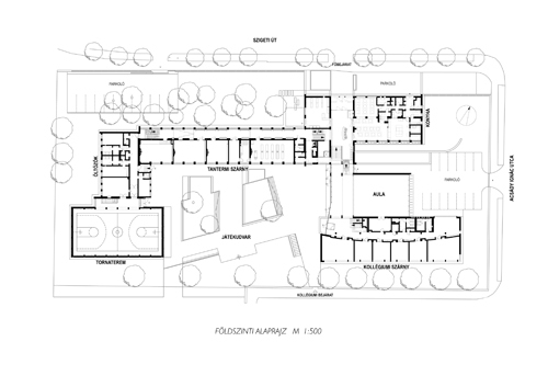 Ein Plan von Pécsépterv Stúdió Kft