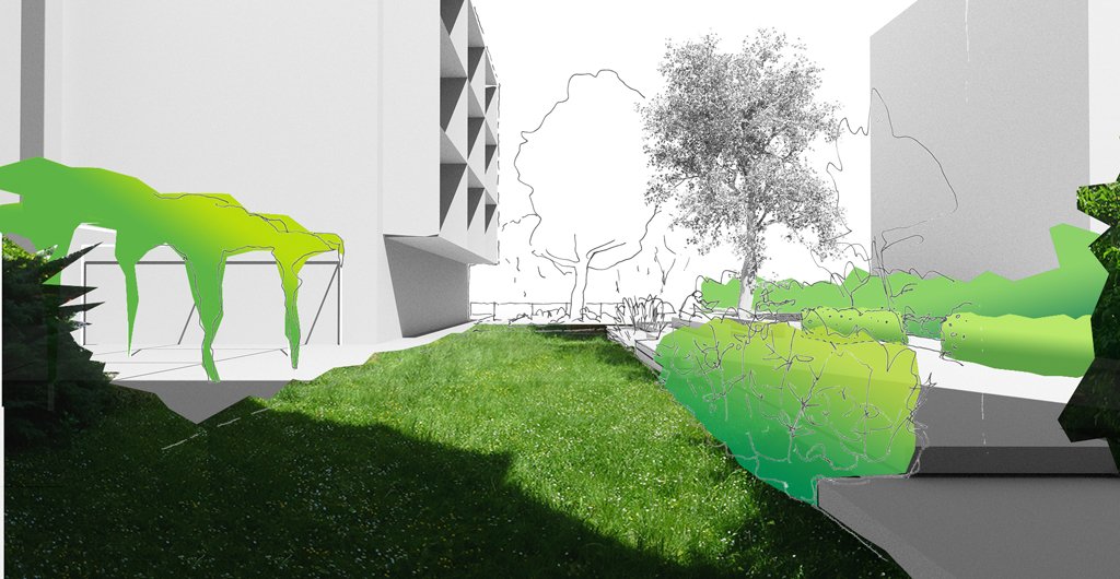 Ein Schaubild von 3:0 Landschaftsarchitektur