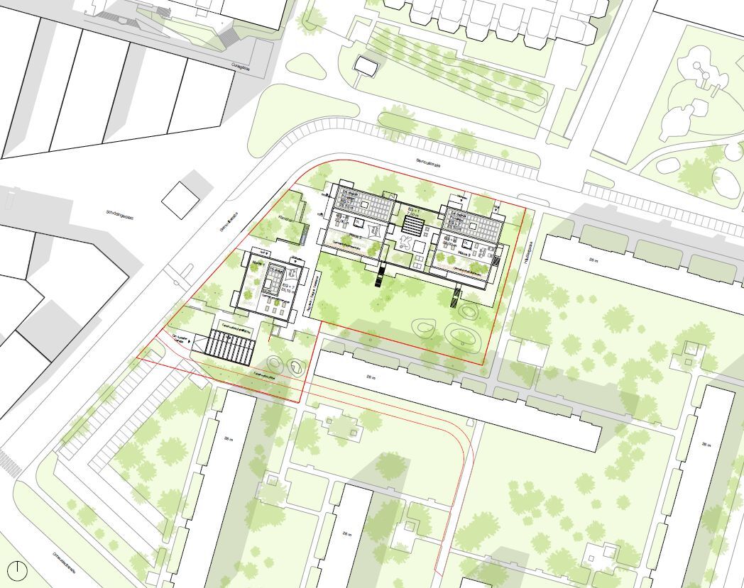 Ein Plan von Ganahl Ifsits Architekten