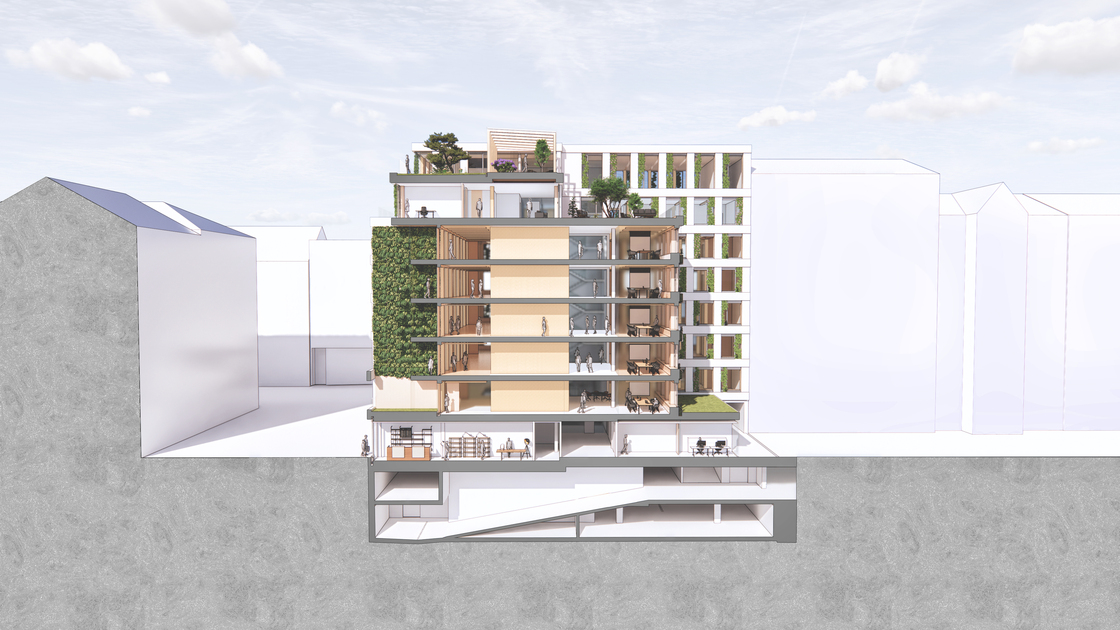 Ein Foto von DIN A4 Architektur