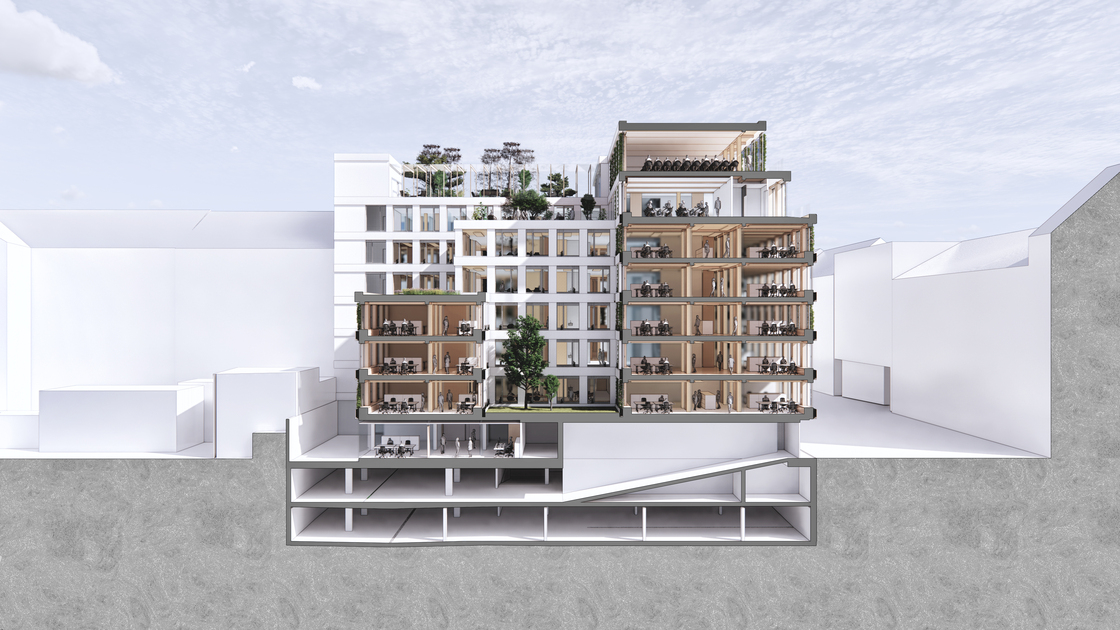 Ein Foto von DIN A4 Architektur