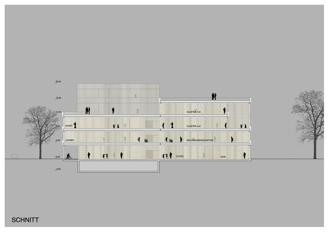 Ein Plan von xander architektur zt gmbh