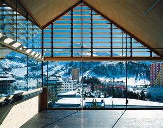Österreichhaus für Olympische Winterspiele 2006, Foto: Angelo Kaunat