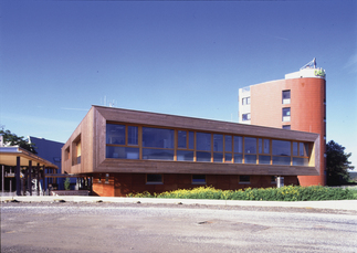 Ökopark Hartberg - Zentral- und Ausstellungsgebäude, Foto: Paul Ott