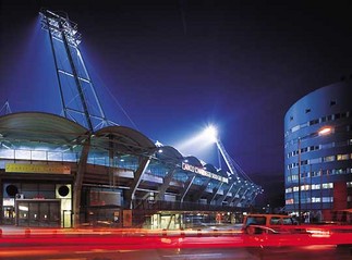 Stadion Liebenau vormals Arnold Schwarzenegger-Stadion, Foto: Angelo Kaunat