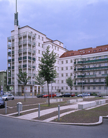 Wohnumfeldverbesserung - Sanierung Wohnhausanlage am Friedrich Engelsplatz, Foto: Pez Hejduk