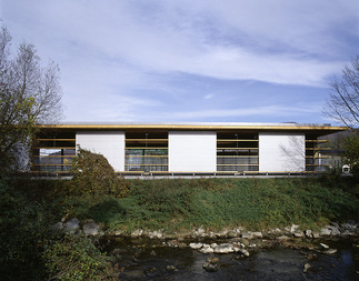 Überdachung Eislaufplatz Bergheim, Foto: Paul Ott