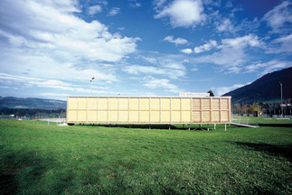 FC Vereinshaus Krumbach, Foto: bernardo bader architekten