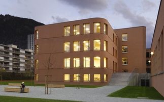 Erweiterung Oberstufenschulhaus Giacometti, Foto: Ralph Feiner