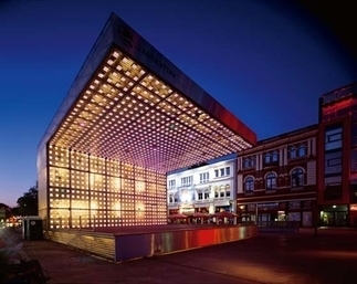 Bewegliche Bühnenbauten auf dem Spielbudenplatz in Hamburg, Foto: Ralf Buscher