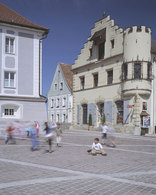 Neugestaltung des Hauptplatzes der Stadt Haag, Foto: Dietmar Tollerian