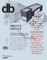 db deutsche bauzeitung 09|2007