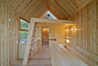 Badehütte am Weissensee, Foto: Wolfgang Retter