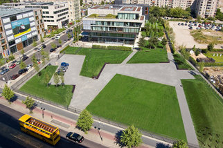 Garten Hessische Landesvertretung, Foto: Bernard und Sattler Landschaftsarchitekten