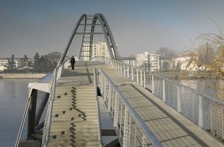 Passerelle sur le Rhin, Foto: David Boureau