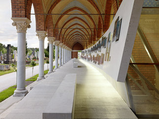 Arkadenkolumbarium Zentralfriedhof Graz, Foto: Paul Ott