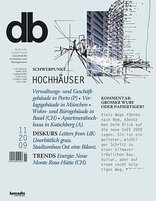 db deutsche bauzeitung 11|2009