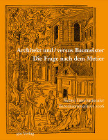 Architekt und / versus Baumeister