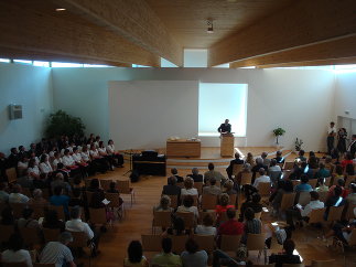 Baptistenkirche Lerchenfeld, Foto: Dietrich Waldmann