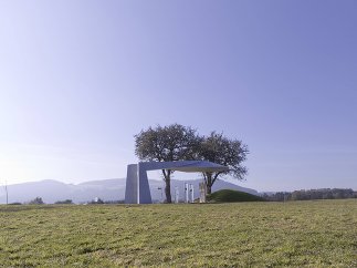 Überdachung Römerstein Lebing, Foto: Gerhard Hagen