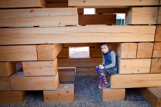 Erlebnisskulptur Luftigschule, Foto: Kurt Hörbst