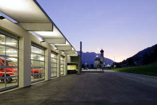 Mehrzweckgebäude und Feuerwehrhaus Bartholomäberg, Foto: Bruno Klomfar