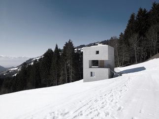 Schutzhütte im Laternsertal, Foto: Marc Lins